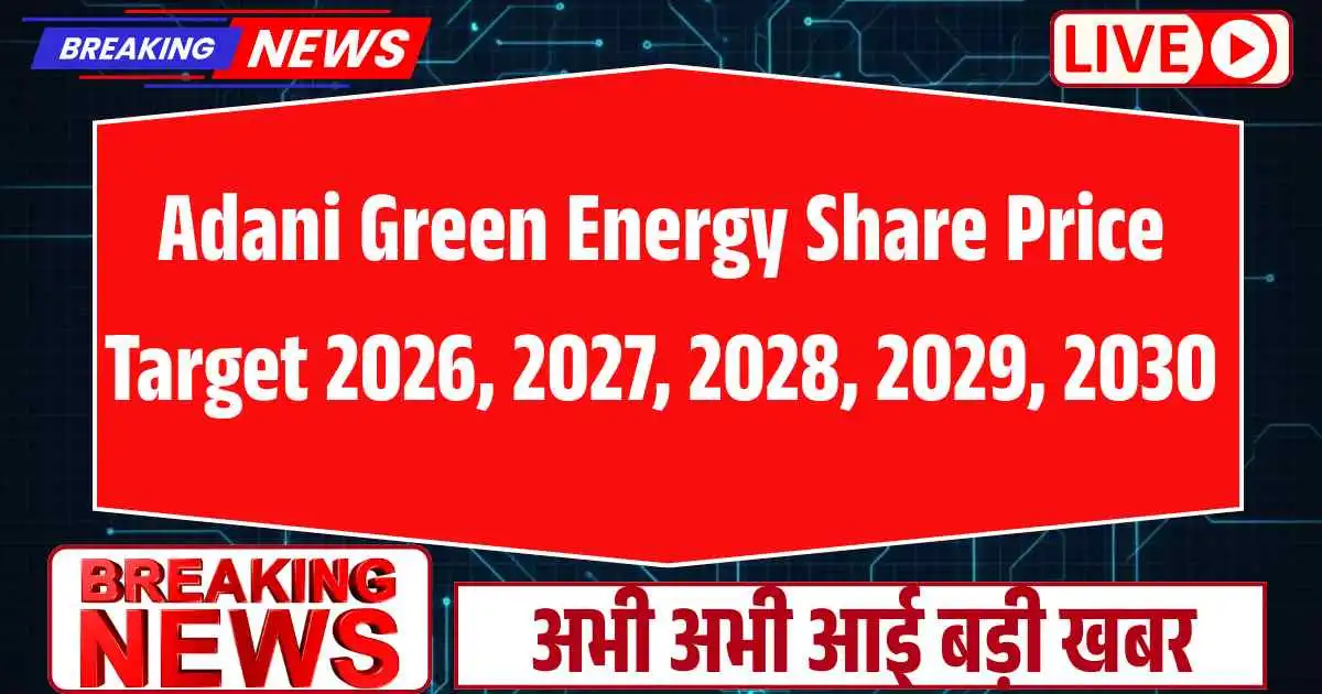 Adani Green Energy Share Price Target 2026, 2027, 2028, 2029, 2030